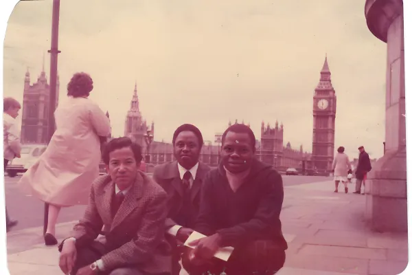 In London in 1982.