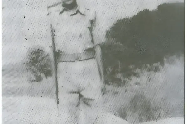 As NCC Sergeant Cadet while doing his graduation from Calcutta University.