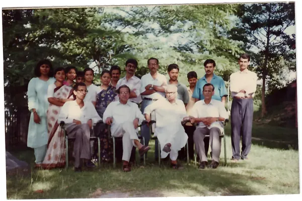 With his team in ABILAC as its first director.