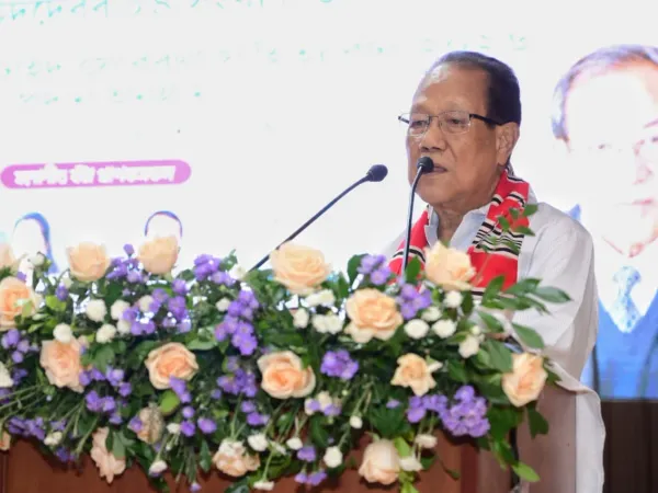 Photographs documenting the 2026 Taburam Taid Memorial Literary Awards ceremony and cultural presentations.