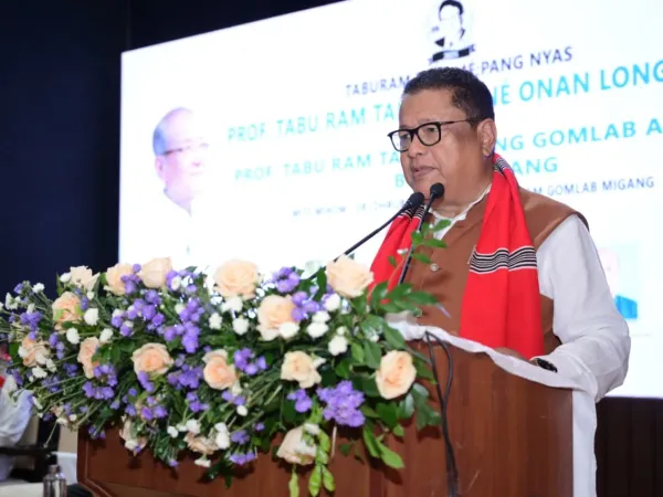 Photographs documenting the 2026 Taburam Taid Memorial Literary Awards ceremony and cultural presentations.