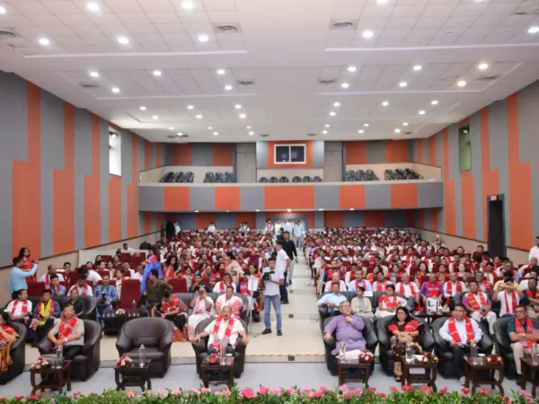 Photographs documenting the 2026 Taburam Taid Memorial Literary Awards ceremony and cultural presentations.