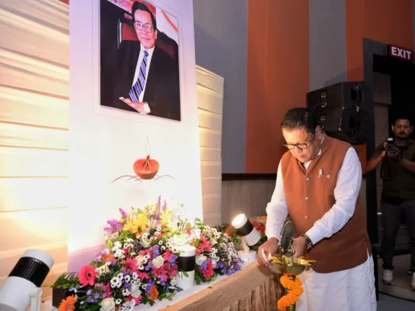 Photographs documenting the 2026 Taburam Taid Memorial Literary Awards ceremony and cultural presentations.