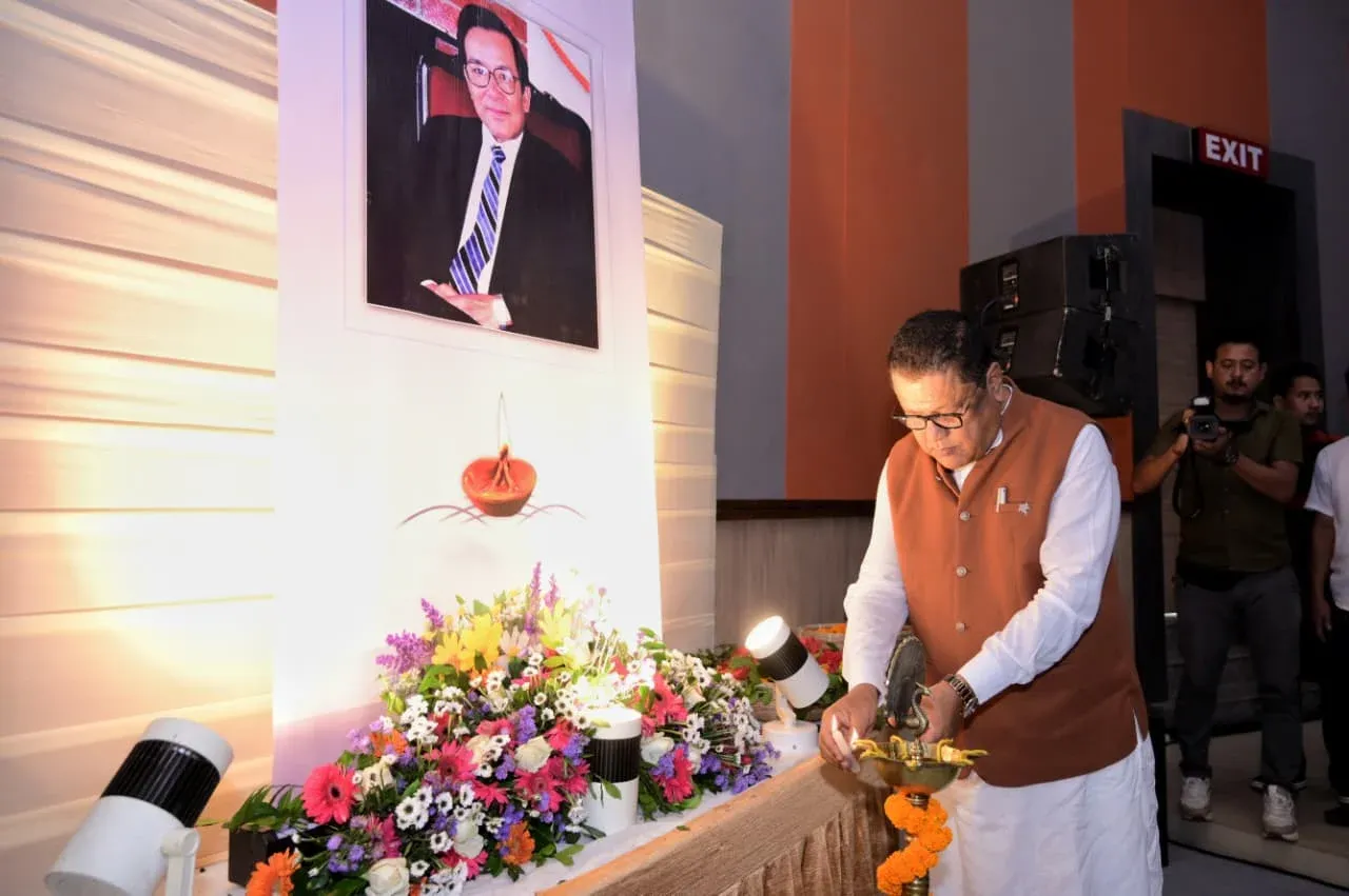 Dignitaries and award recipients at the Prof. Taburam Taid Memorial Literary Awards 2026