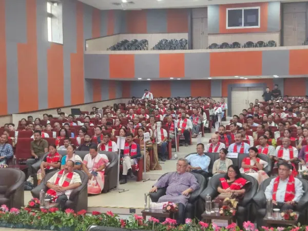 Photographs documenting the 2026 Taburam Taid Memorial Literary Awards ceremony and cultural presentations.