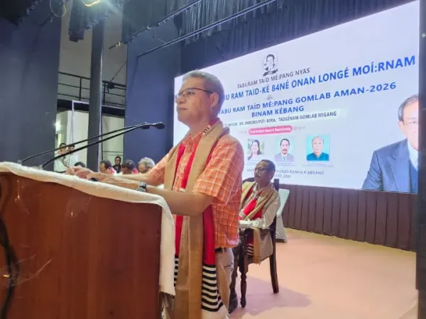 Photographs documenting the 2026 Taburam Taid Memorial Literary Awards ceremony and cultural presentations.
