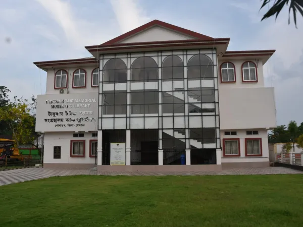 Exhibits on display inside the Tabu Ram Taid Memorial Museum.