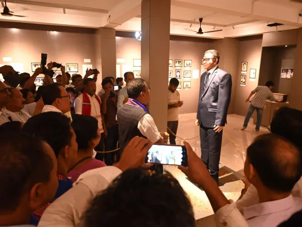Exhibits on display inside the Tabu Ram Taid Memorial Museum.